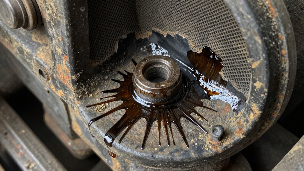 oil starvation mimics bearing failure