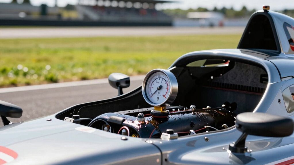 poor lubrication and engine damage