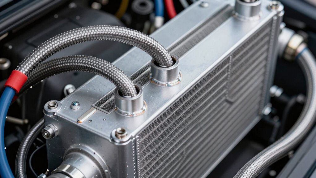 power steering cooler fix