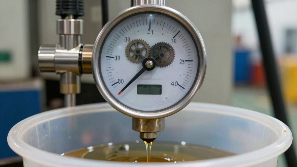 precise oil flow measurement