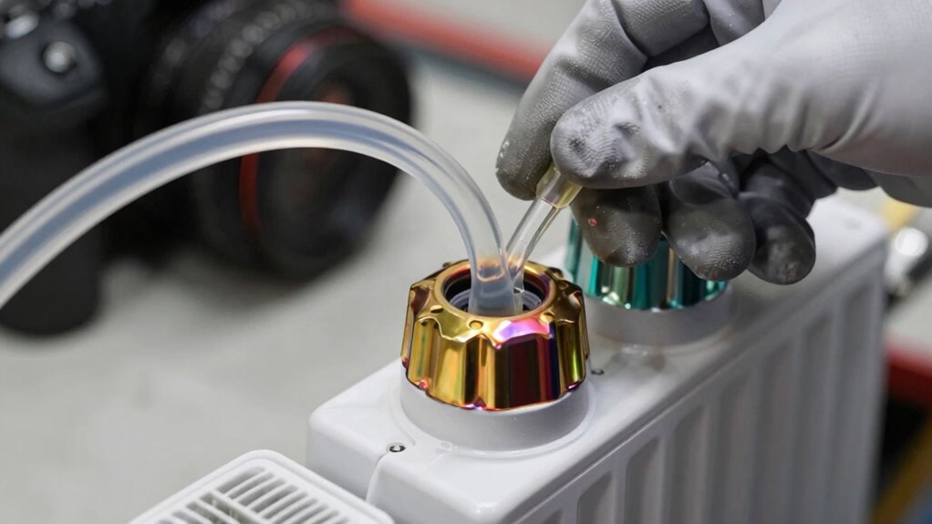 prevent air bubbles during refill