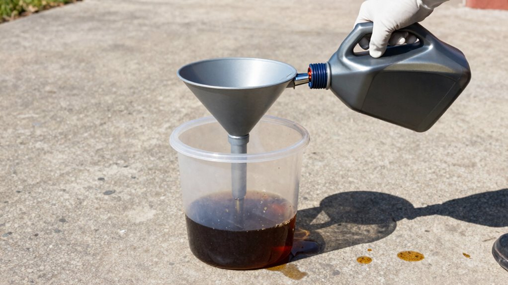 prevent oil spills on concrete