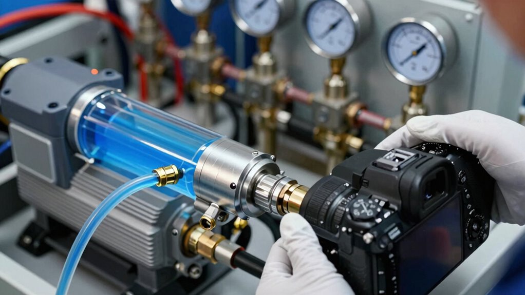 preventing air lock formation