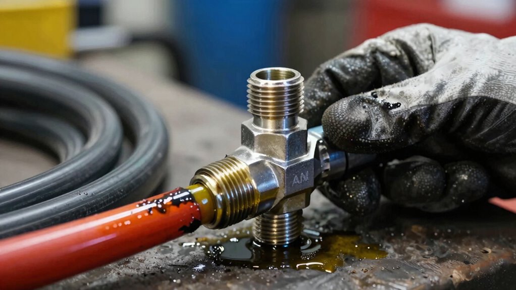 proper an fitting tightening