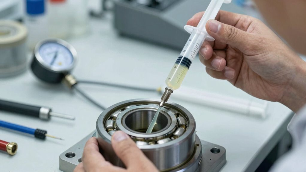 proper bearing grease purge