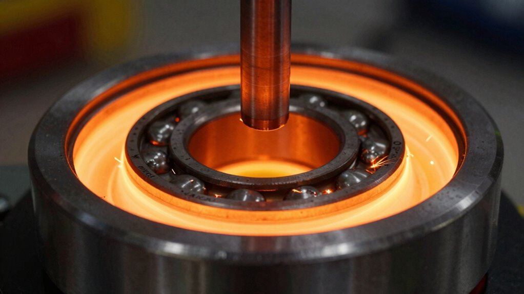 proper bearing induction heating