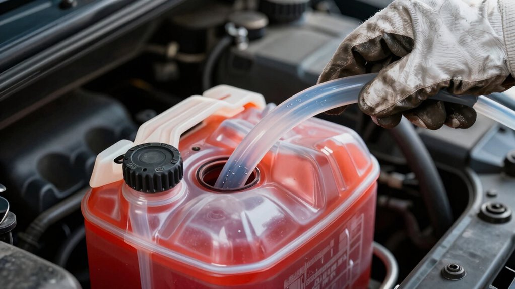 proper bleeding during refill