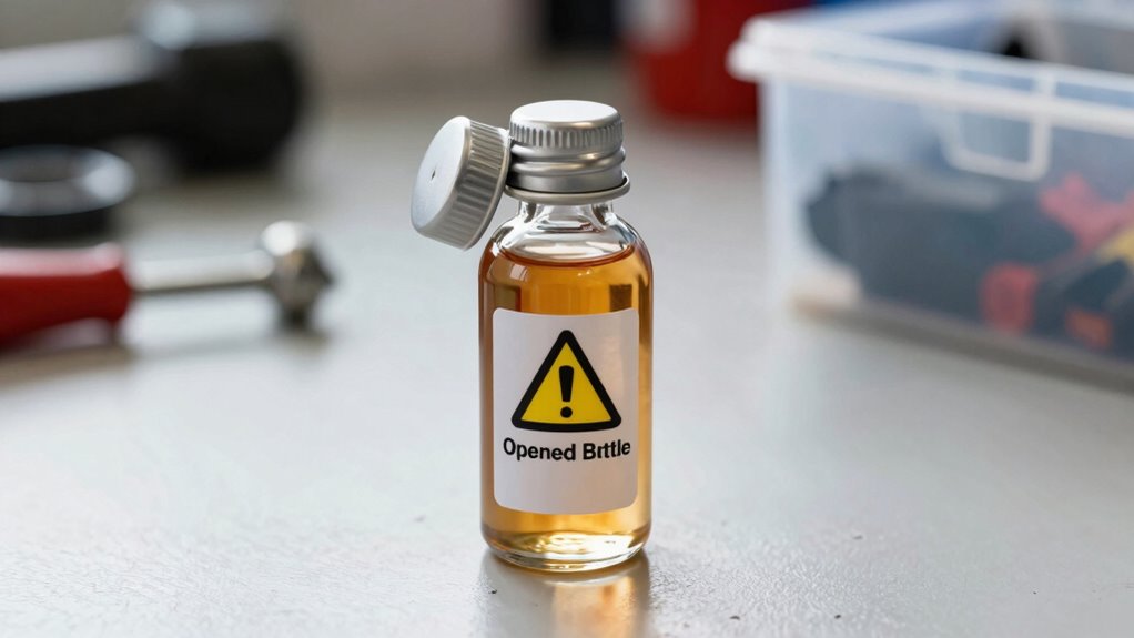 proper brake fluid storage