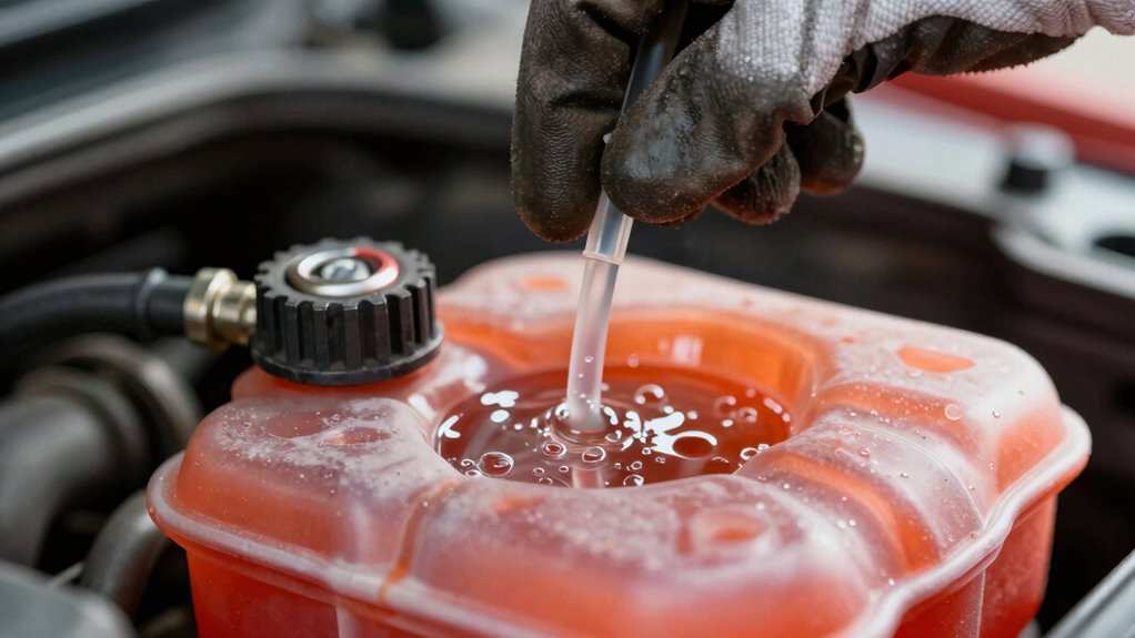 proper coolant filling procedure