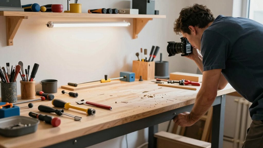 proper ergonomic workbench setup