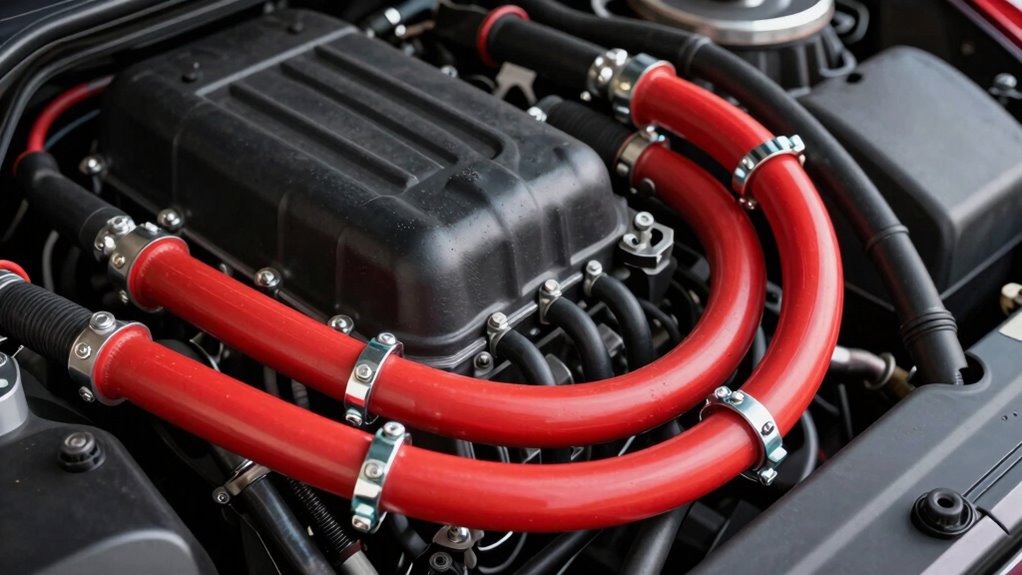 proper hose routing and securing