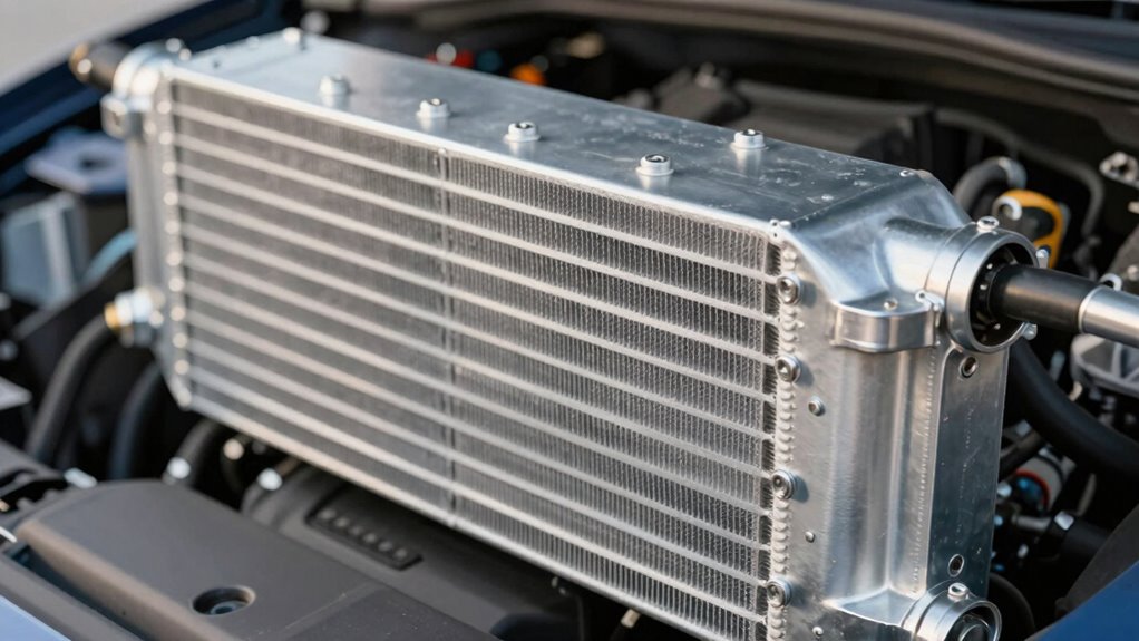 proper oil cooler mounting