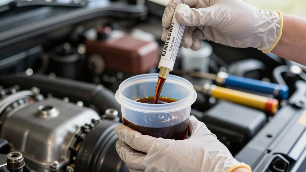 properly collect oil sample
