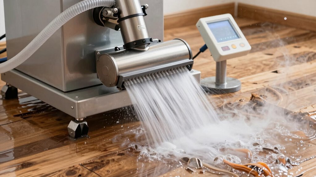 rapid moisture removal prevents damage