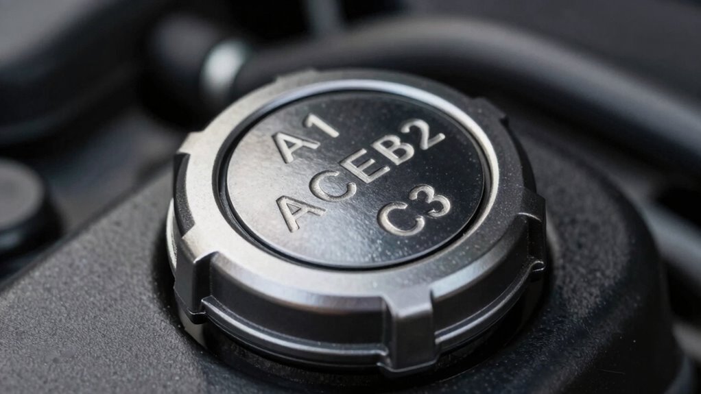 reading oil classification codes