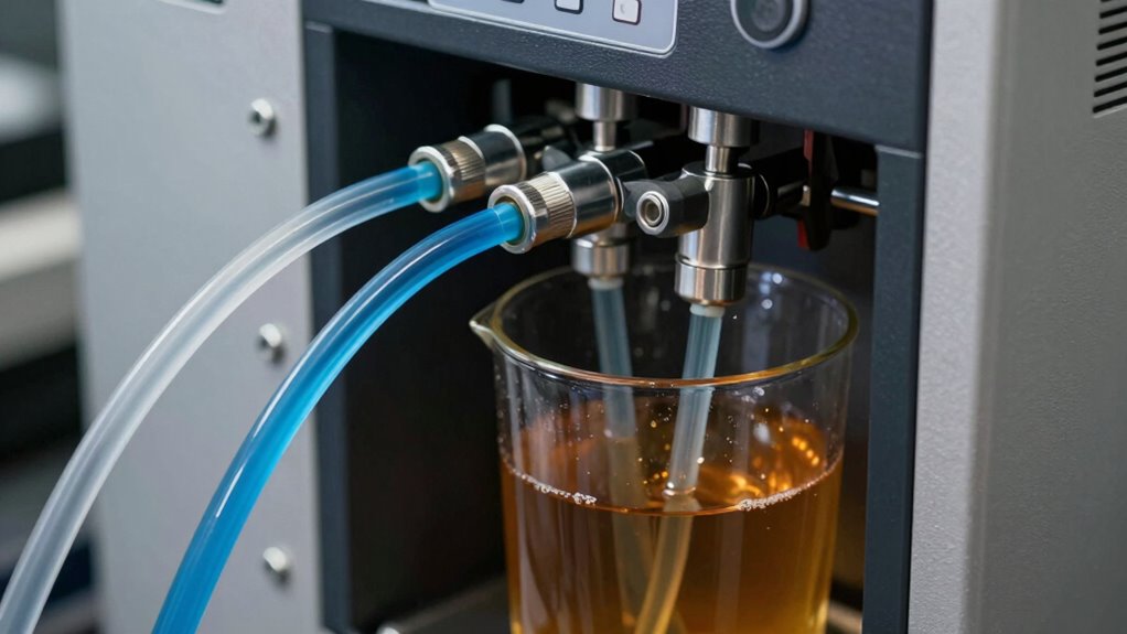 recontamination during fluid exchange