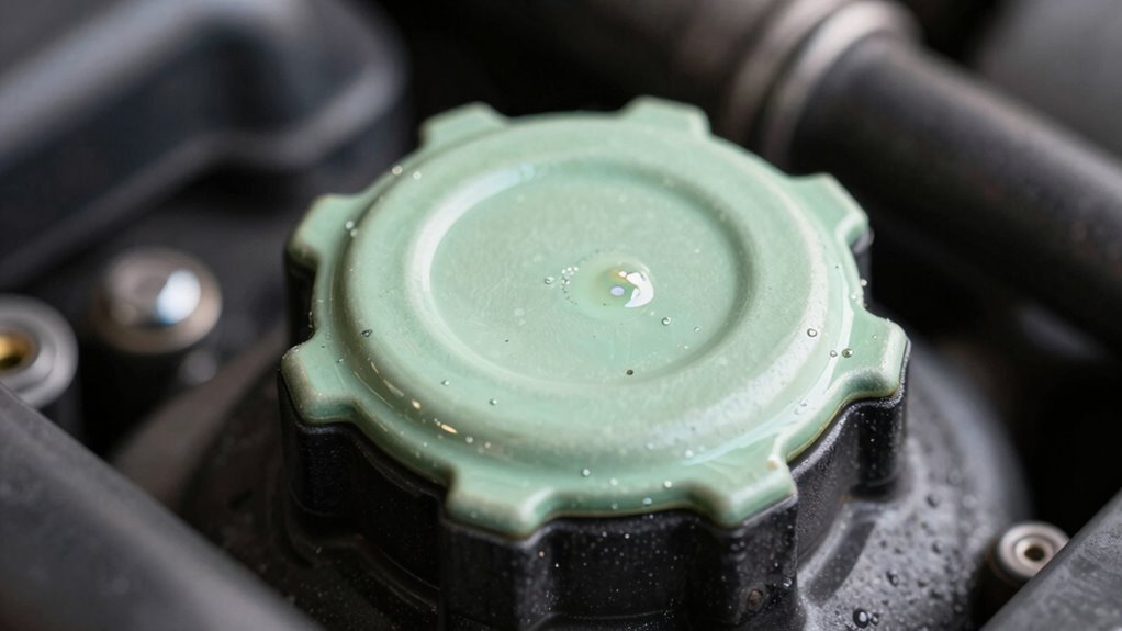 seal failure causes coolant intrusion