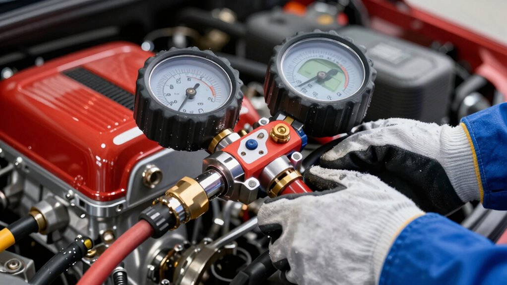 sealing pressurizing detecting leaks