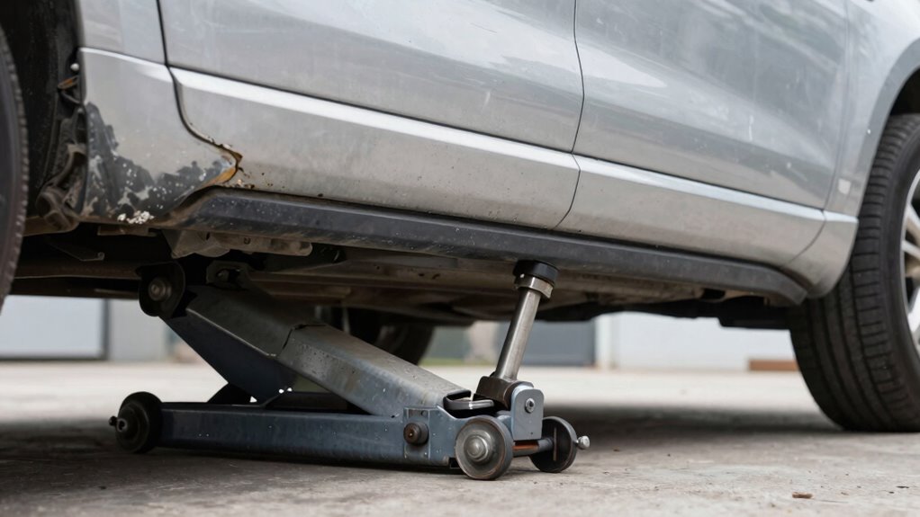 secure car with jack stands