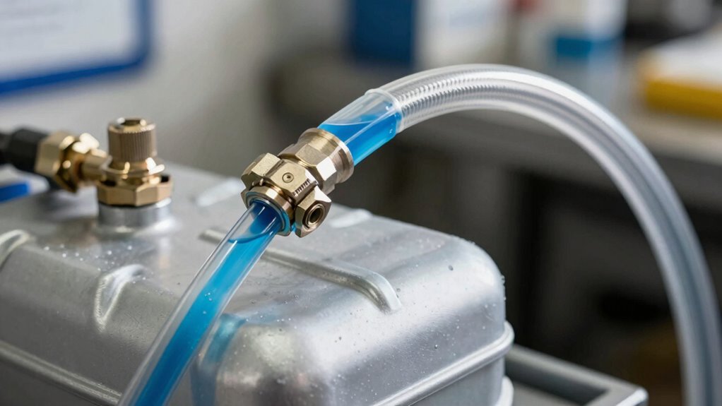 secure leak free hose setup