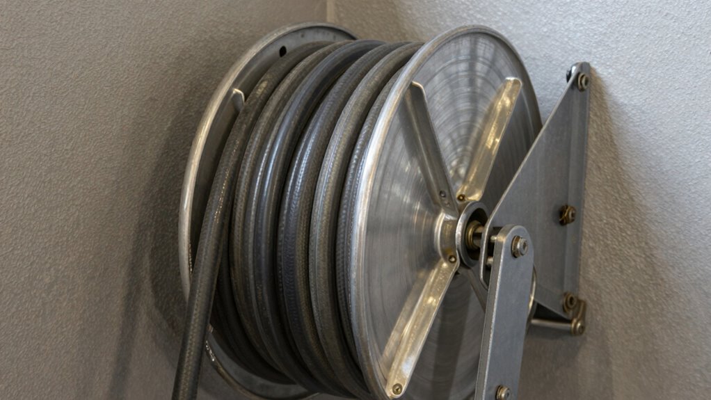 secure proper hose reel installation