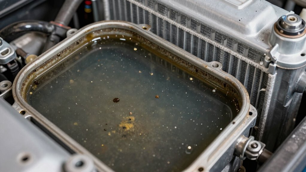 signs of coolant contamination