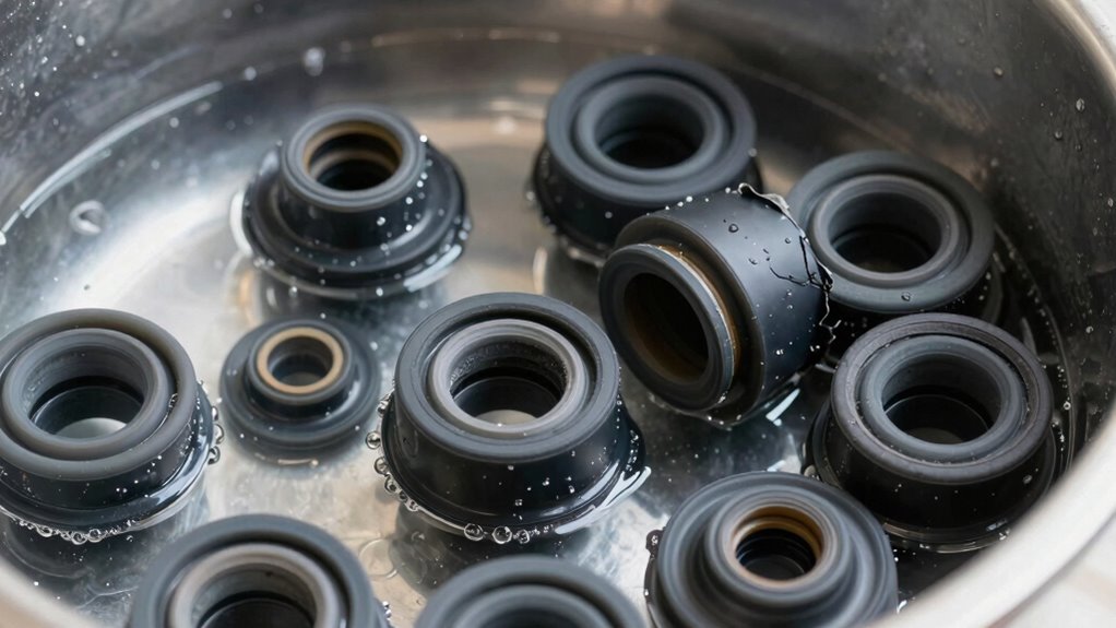 solvent damage to rubber seals