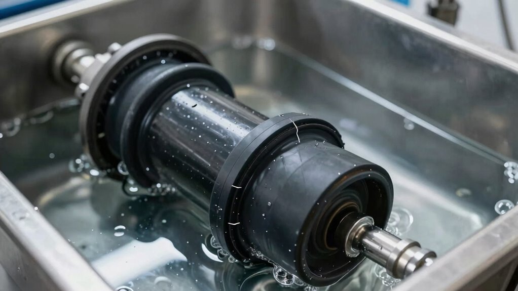 solvent damages rubber seals