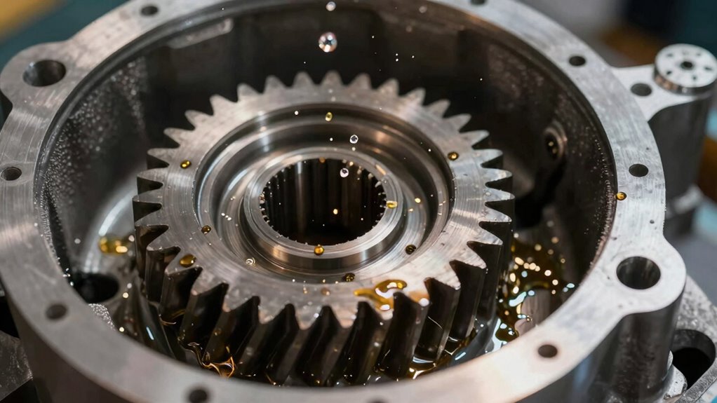 splash lubed gearbox filtration