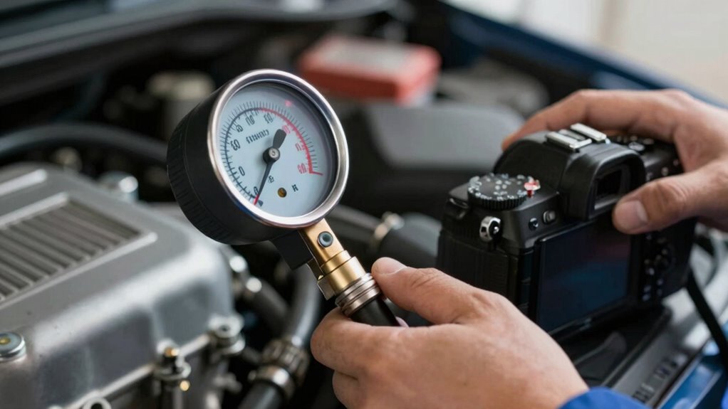 test oil pressure under load