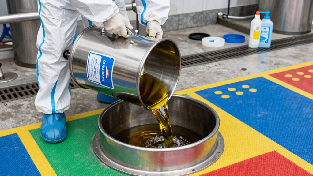 thorough drain and equipment sanitation