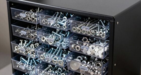 top fastener storage cabinets