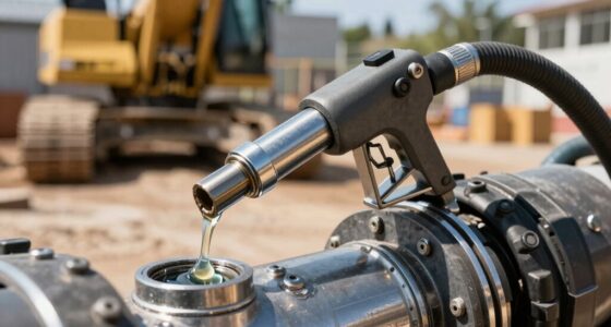 top heavy equipment grease guns