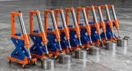 top hydraulic drum lifters