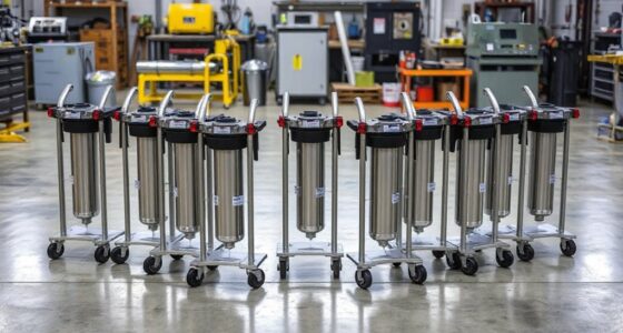 top hydraulic filter carts