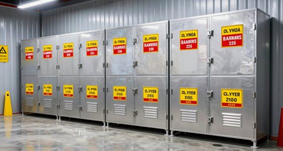 top lubricant storage cabinets