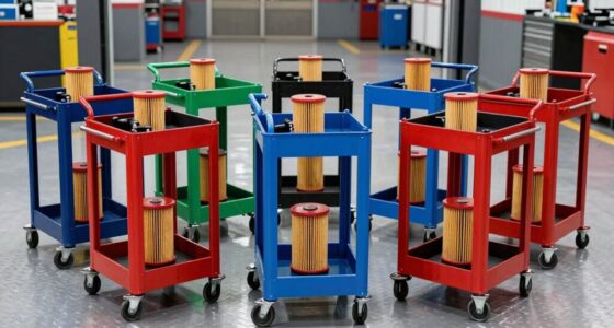 top oil filter carts