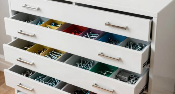top parts storage drawer options