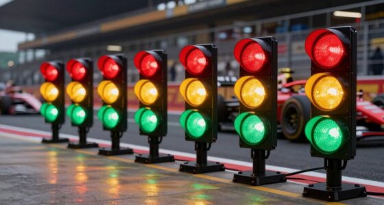 top racing pit stop lights