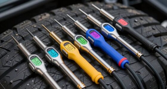 top tire temperature measurement