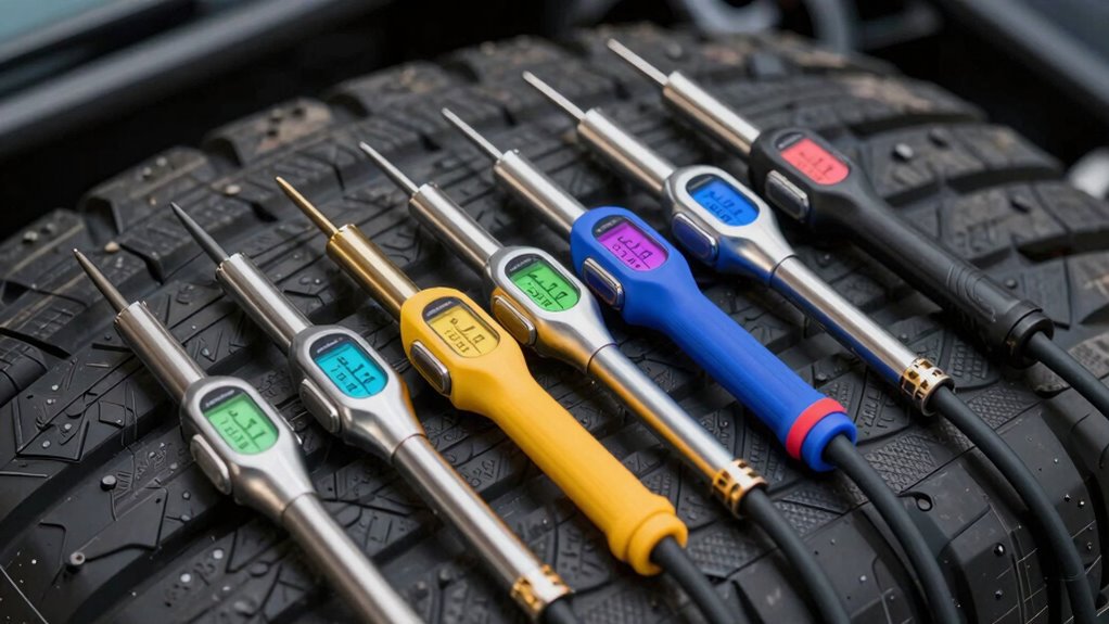 top tire temperature measurement