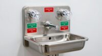 top wall mounted eyewash stations