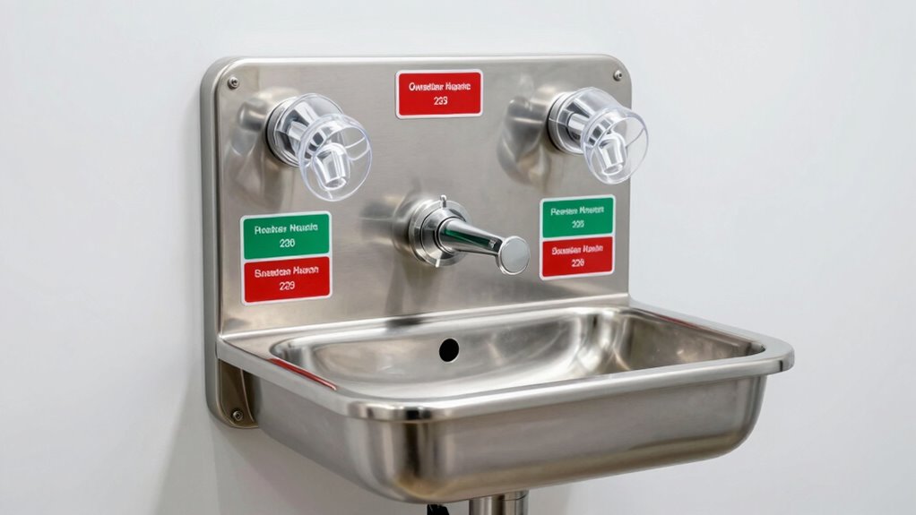top wall mounted eyewash stations