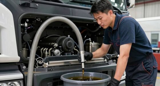 truck oil drain tool