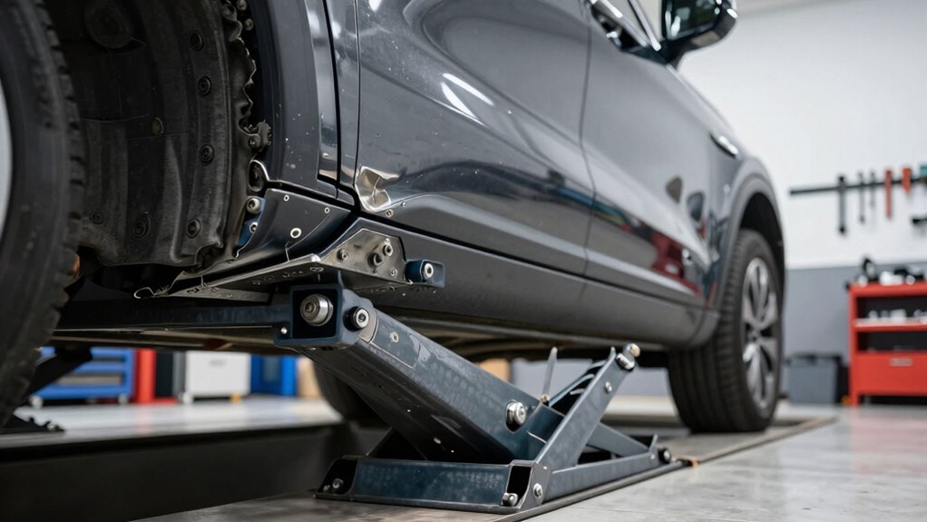 use proper jacking points