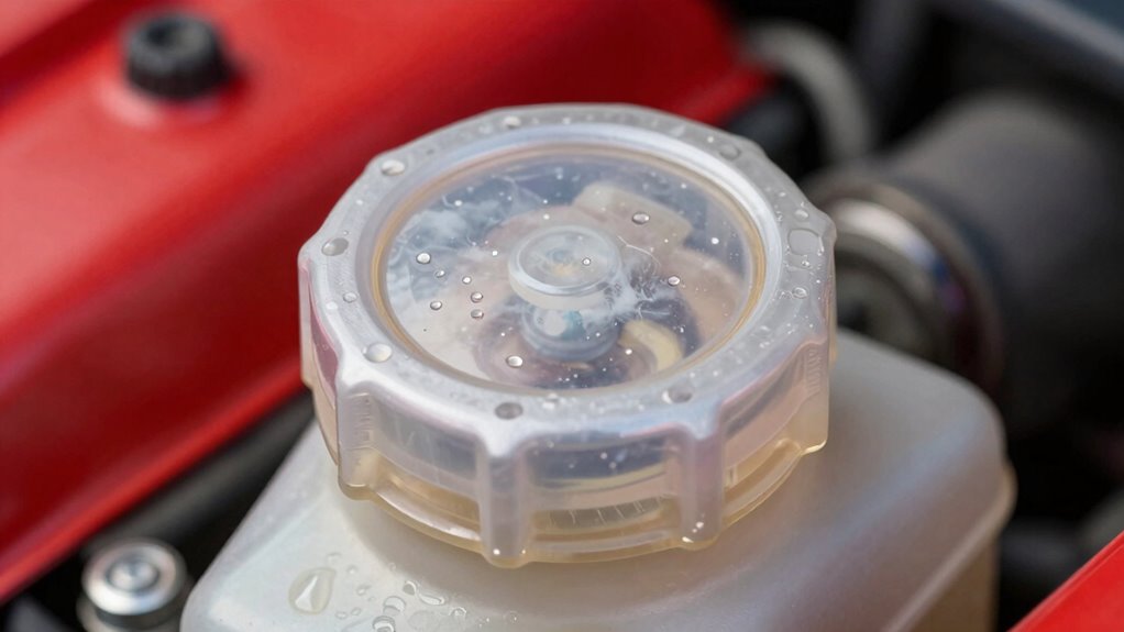 water lowers brake boiling point