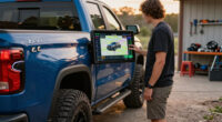 Big, Bad Chevy Silverado ZR2 Off-Roader Has 60 Inches of Screens… For Some Reason
