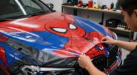 BMW Spider-Man In-car Advertising