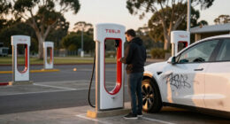 Tesla Charging Bays Vandalised In Australia Just Days After Opening