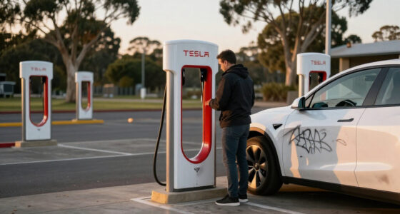 Tesla Charging Bays Vandalised In Australia Just Days After Opening